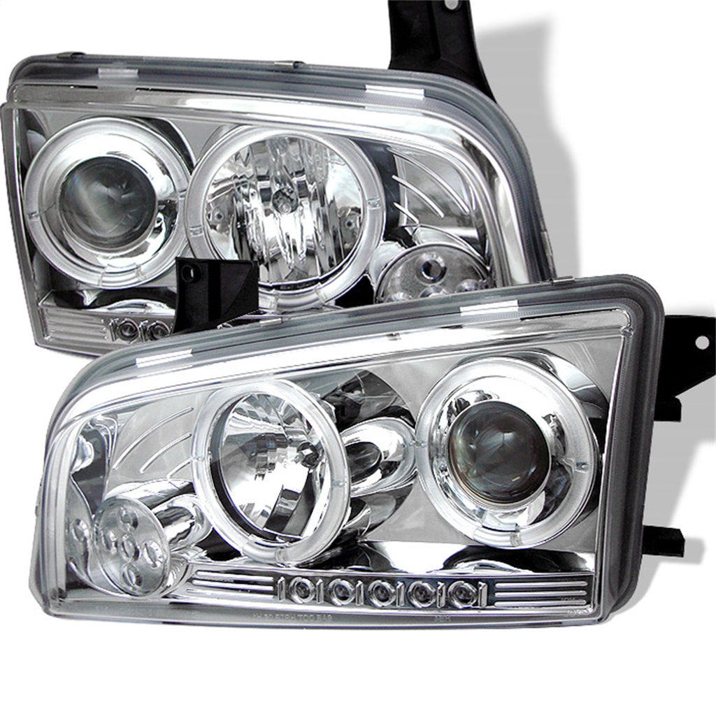 Spyder Auto 5009746 Halo LED Projector Headlights Fits 06-10 Charger