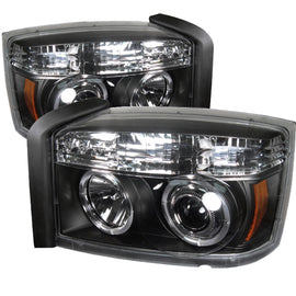 Spyder Auto 5009760 Halo LED Projector Headlights Fits 05-07 Dakota