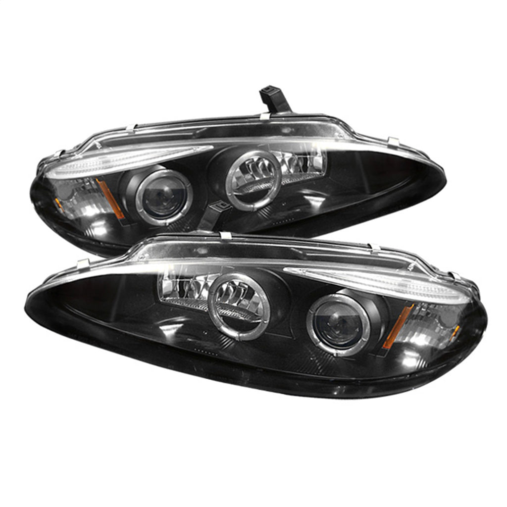 Spyder Auto 5009838 Halo LED Projector Headlights Fits 98-04 Intrepid