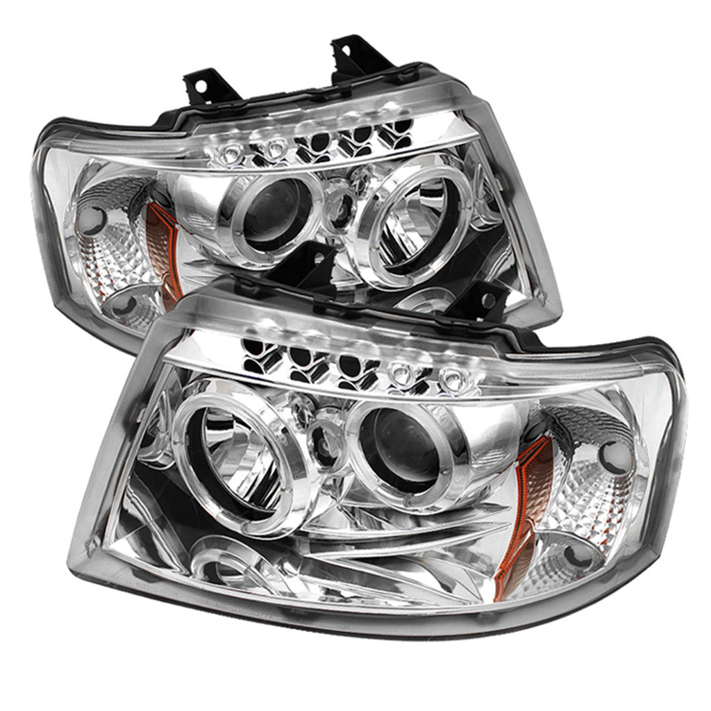 Spyder Auto 5010124 Halo LED Projector Headlights Fits 03-06 Expedition