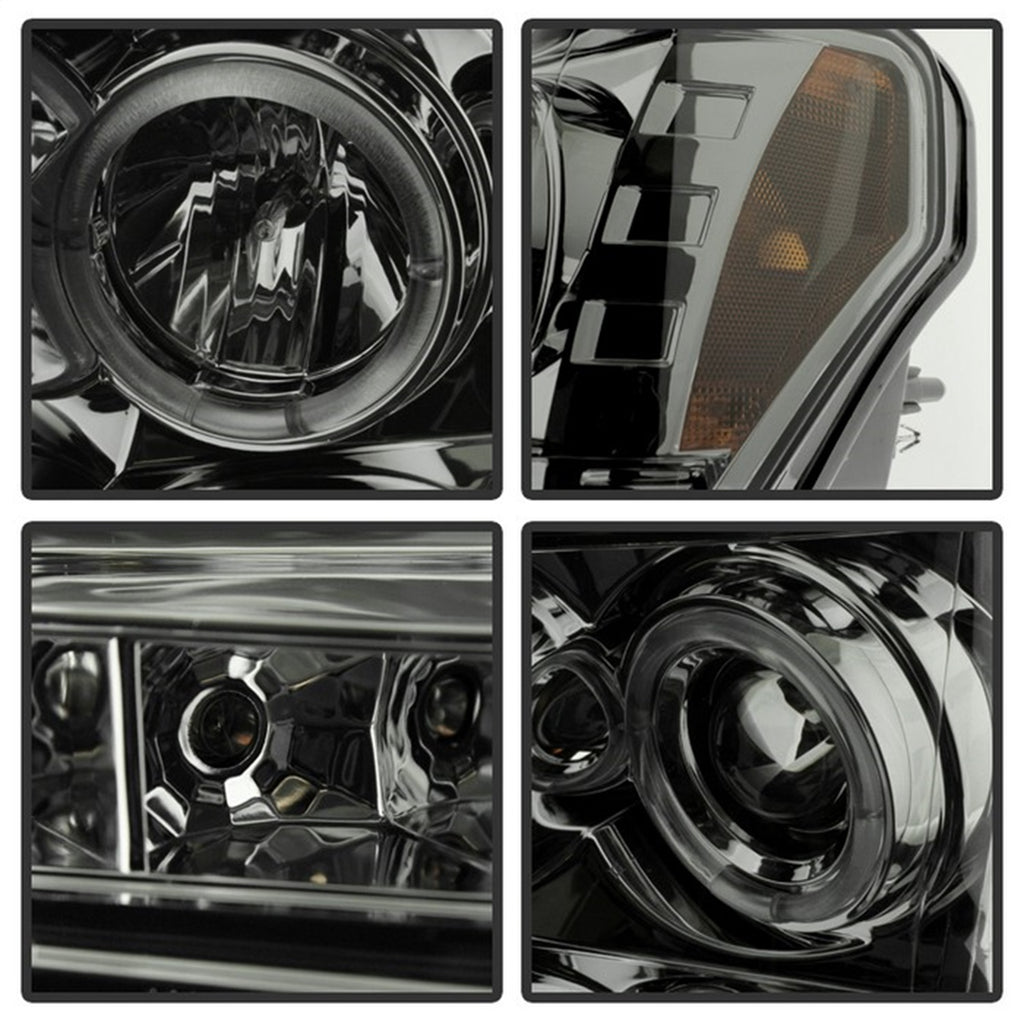 Spyder Auto 5010254 Halo LED Projector Headlights Fits 09-14 F-150
