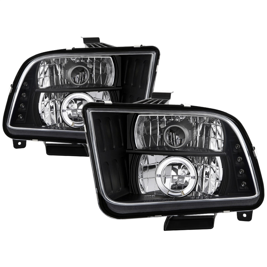 Spyder Auto 5010377 Halo Projector Headlights Fits 05-09 Mustang