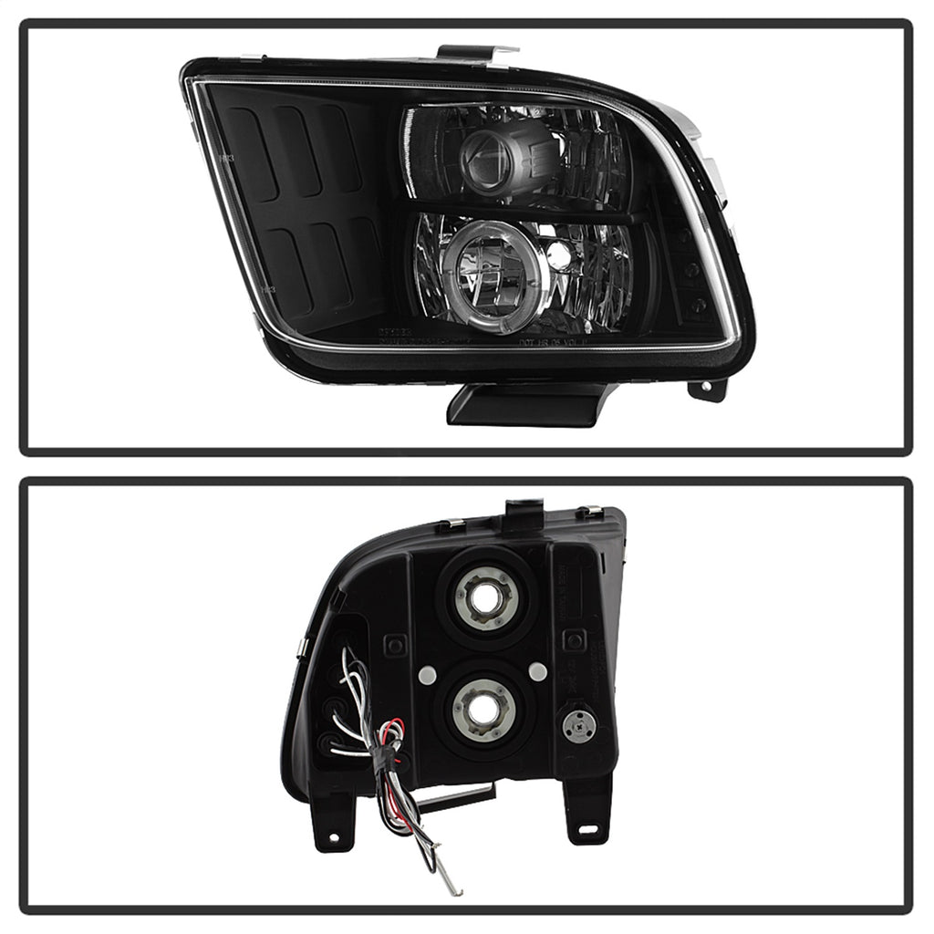 Spyder Auto 5010377 Halo Projector Headlights Fits 05-09 Mustang