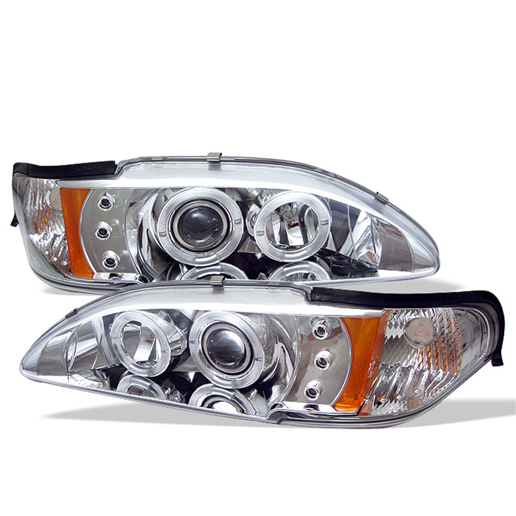 Spyder Auto 5010407 Halo LED Projector Headlights Fits 94-98 Mustang