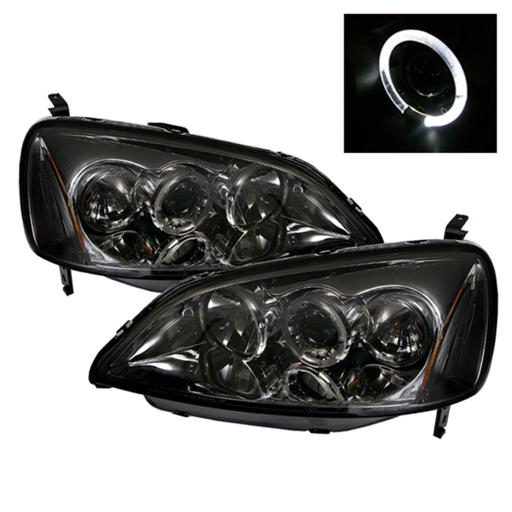 Spyder Auto 5010773 Halo Projector Headlights Fits 01-03 Civic
