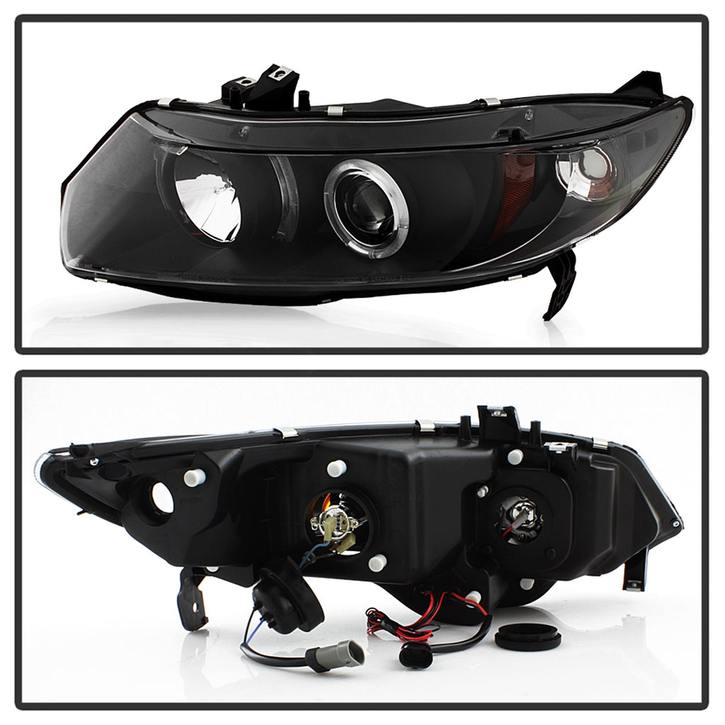 Spyder Auto 5010780 Halo Projector Headlights Fits 06-08 Civic