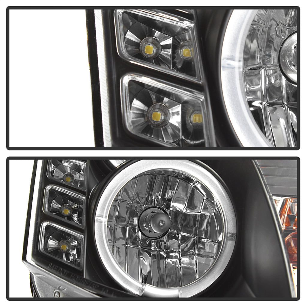 Spyder Auto 5011060 Halo DRL LED Projector Headlight Fits 03-07 G35