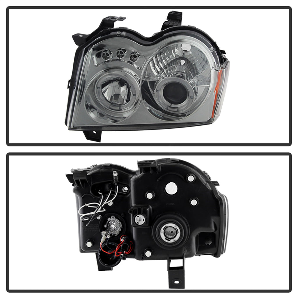 Spyder Auto 5011114 Halo LED Projector Headlights Fits 05-07 Grand Cherokee (WK)