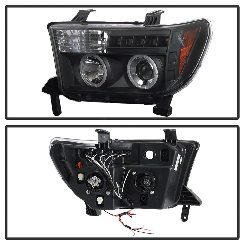 Spyder Auto 5012029 Halo Projector Headlights Fits 07-13 Sequoia Tundra
