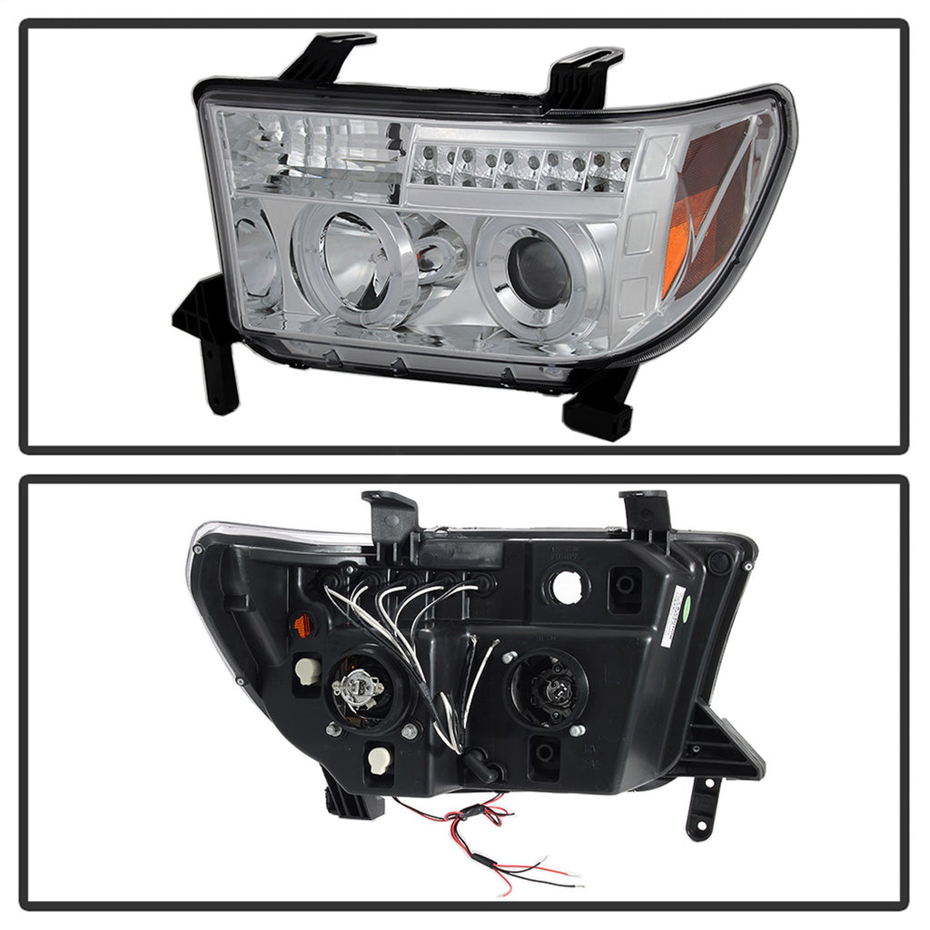Spyder Auto 5012036 Halo Projector Headlights Fits 07-13 Sequoia Tundra