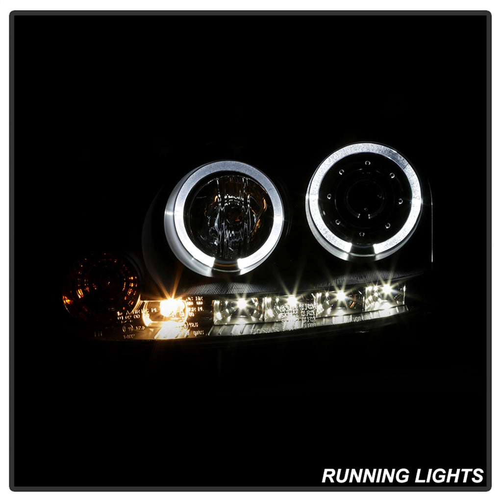 Spyder Auto 5012098 Halo LED Projector Headlights Fits 06-09 GTI Jetta Rabbit