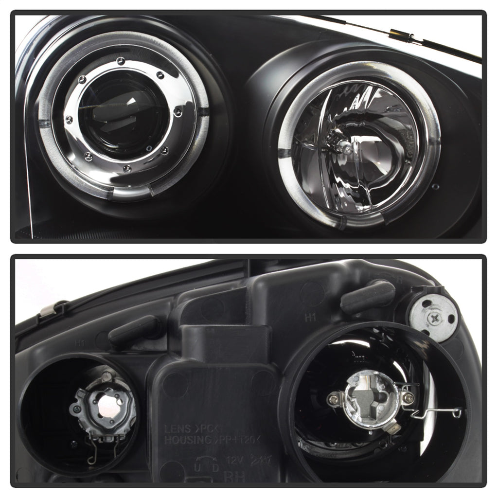 Spyder Auto 5012098 Halo LED Projector Headlights Fits 06-09 GTI Jetta Rabbit