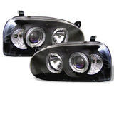 Spyder Auto 5012135 Halo Projector Headlights Fits 93-98 Golf