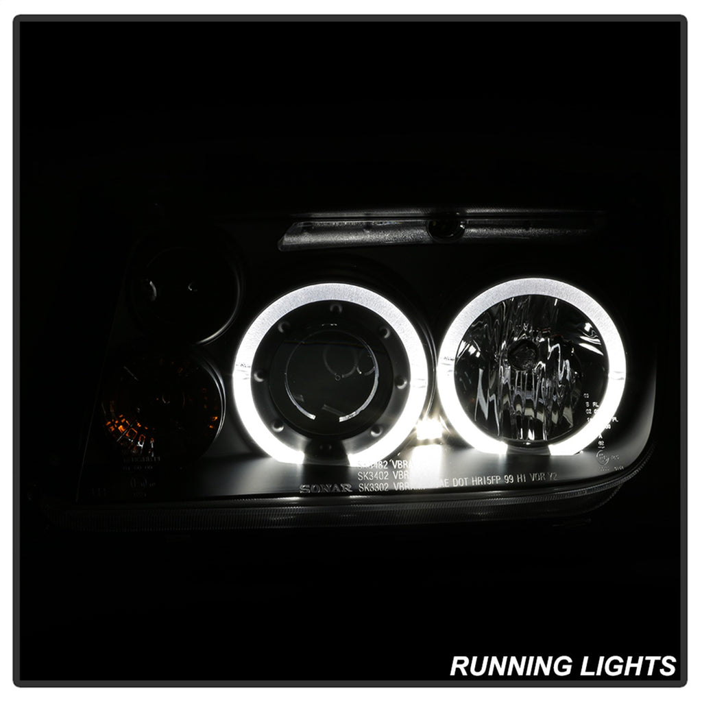 Spyder Auto 5012258 Halo LED Projector Headlights Fits 99-05 Jetta