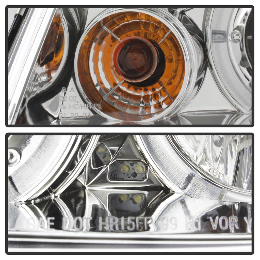 Spyder Auto 5012265 Halo LED Projector Headlights Fits 99-05 Jetta