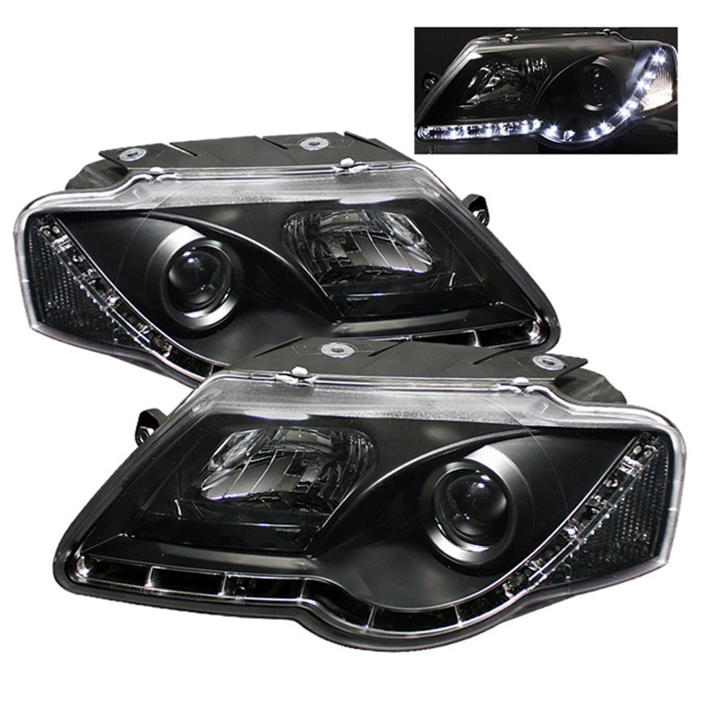 Spyder Auto 5012326 DRL LED Projector Headlights Fits 06-08 Passat