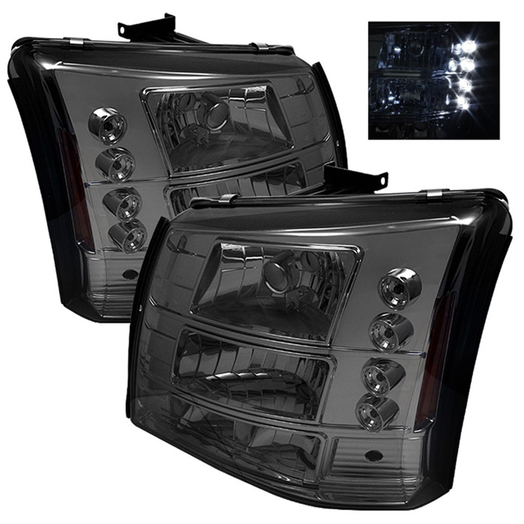 Spyder Auto 5012418 LED Crystal Headlights