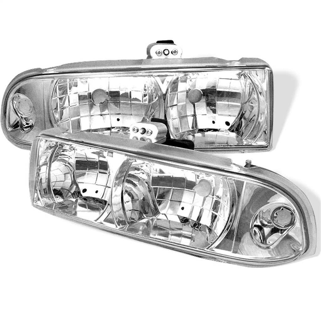 Spyder Auto 5012432 Crystal Headlights Fits 98-05 S10 Blazer S10 Pickup