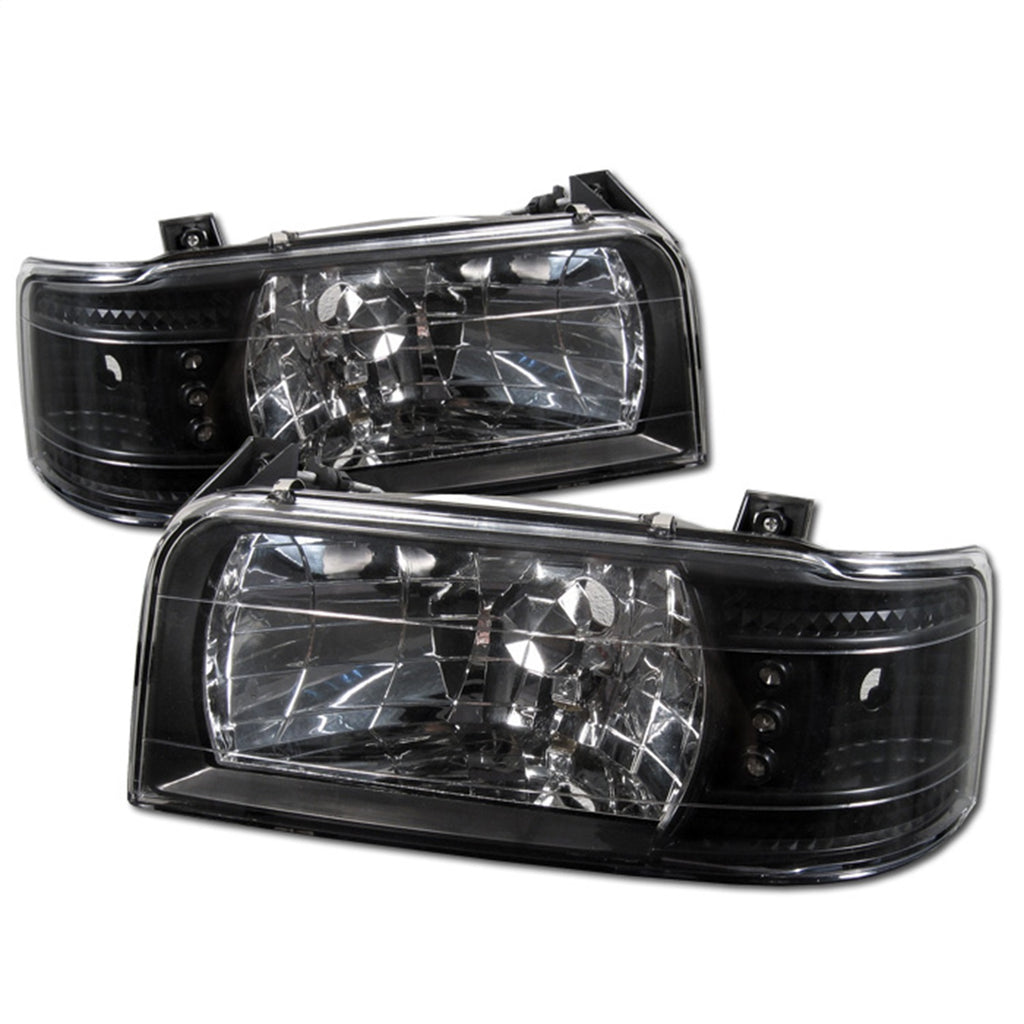 Spyder Auto 5012494 LED Crystal Headlights Fits 92-96 Bronco F-150