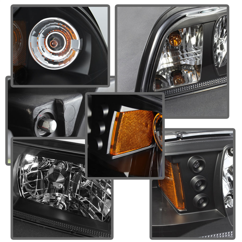 Spyder Auto 5012531 LED Crystal Headlights Fits 87-93 Mustang