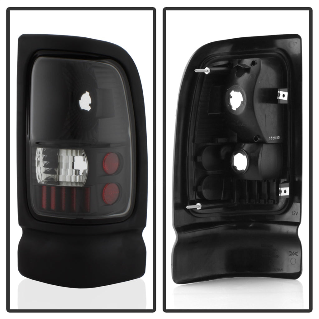 Spyder Auto 5012753 XTune Euro Style Tail Lights Fits Ram 1500 Ram 2500 Ram 3500