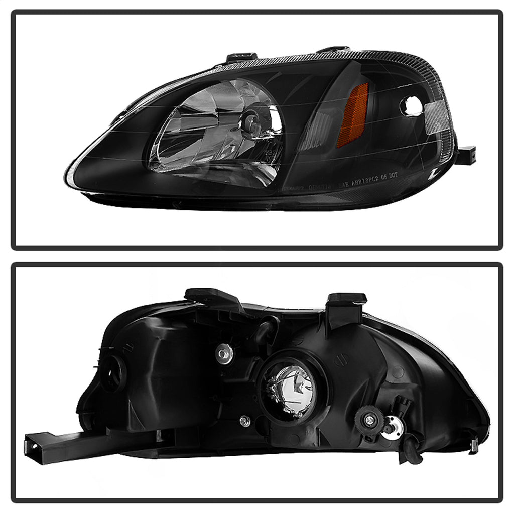 Spyder Auto 5014382 XTune Crystal Headlights Fits 99-00 Civic