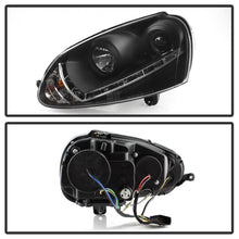 Load image into Gallery viewer, Spyder Auto 5017529 DRL LED Projector Headlights Fits 06-09 GTI Jetta Rabbit