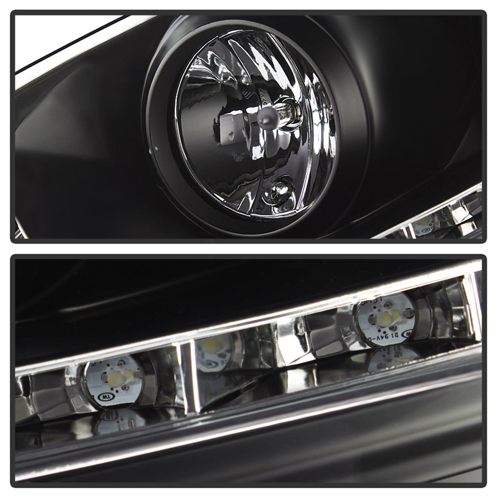 Spyder Auto 5017529 DRL LED Projector Headlights Fits 06-09 GTI Jetta Rabbit