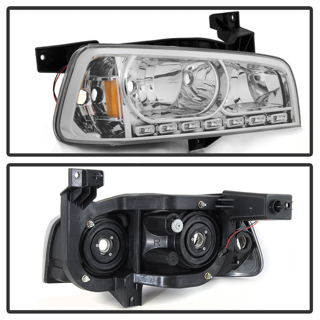 Spyder Auto 5017628 XTune LED Crystal Headlights Fits 06-10 Charger