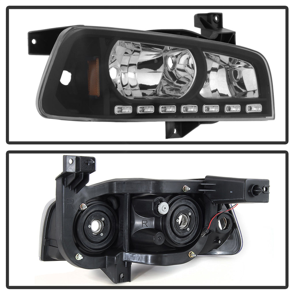 Spyder Auto 5017635 XTune LED Crystal Headlights Fits 06-10 Charger