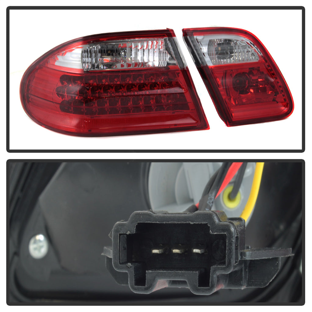 Spyder Auto 5020642 XTune LED Tail Lights Fits 96-02 E300 E320 E420 E430