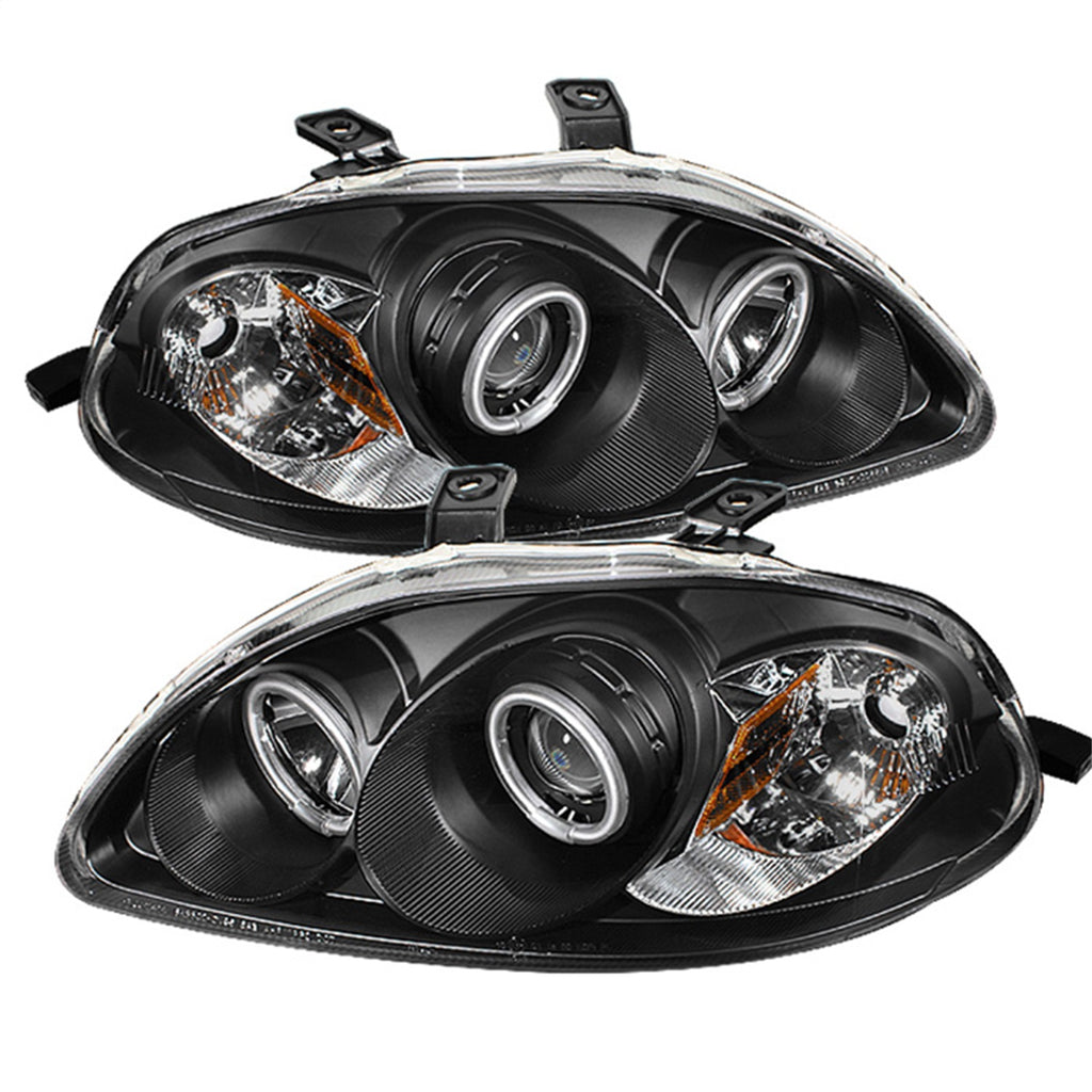 Spyder Auto 5029836 CCFL Halo Projector Headlights Fits 96-98 Civic