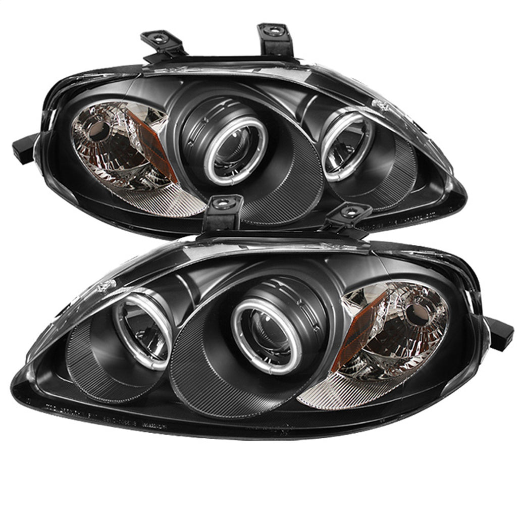 Spyder Auto 5029850 CCFL Halo Projector Headlights Fits 99-00 Civic