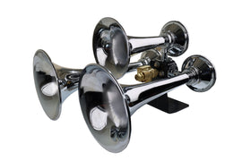 Kleinn Automotive Air Horns 502 Chrome Triple Horn