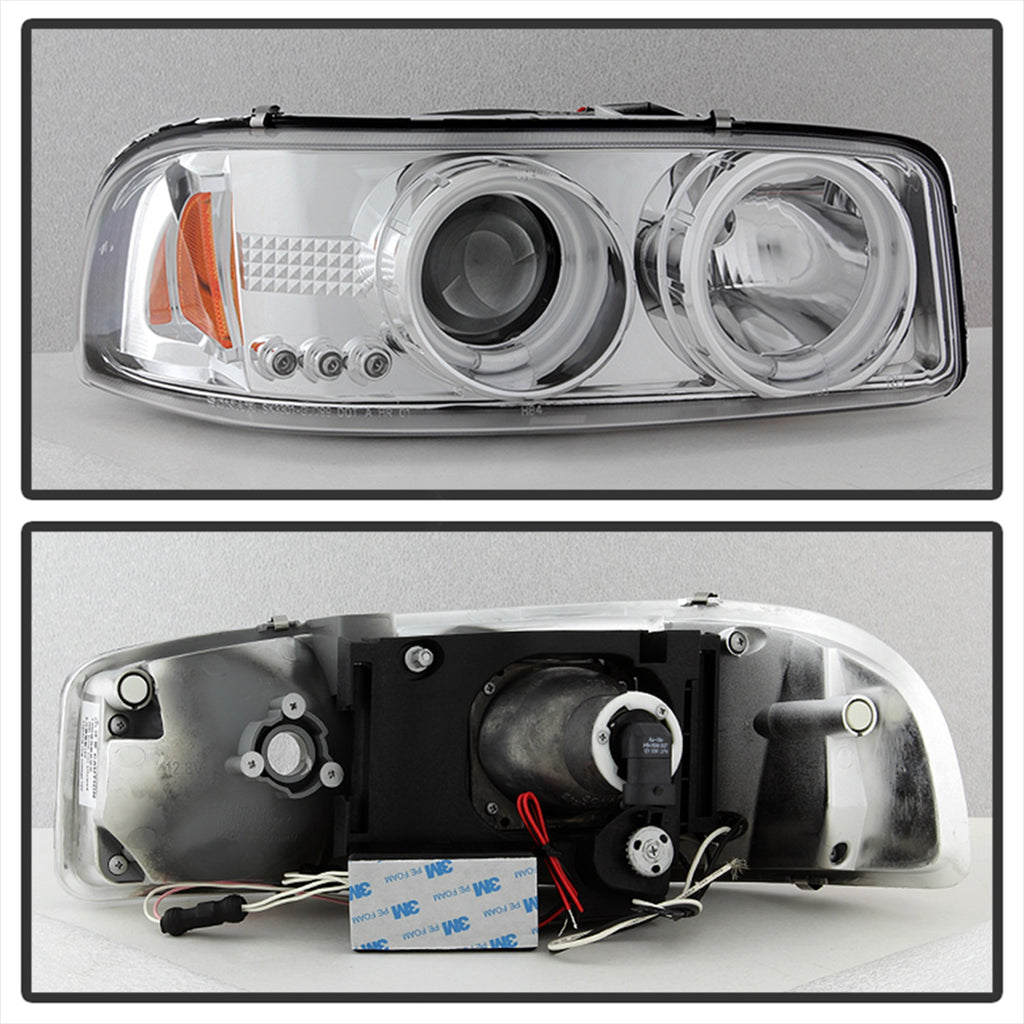 Spyder Auto 5030016 CCFL Halo LED Projector Headlights