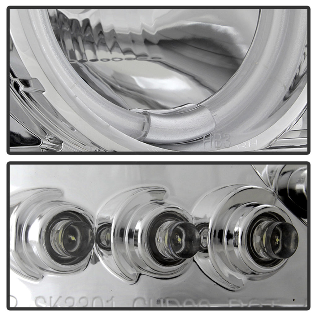 Spyder Auto 5030016 CCFL Halo LED Projector Headlights