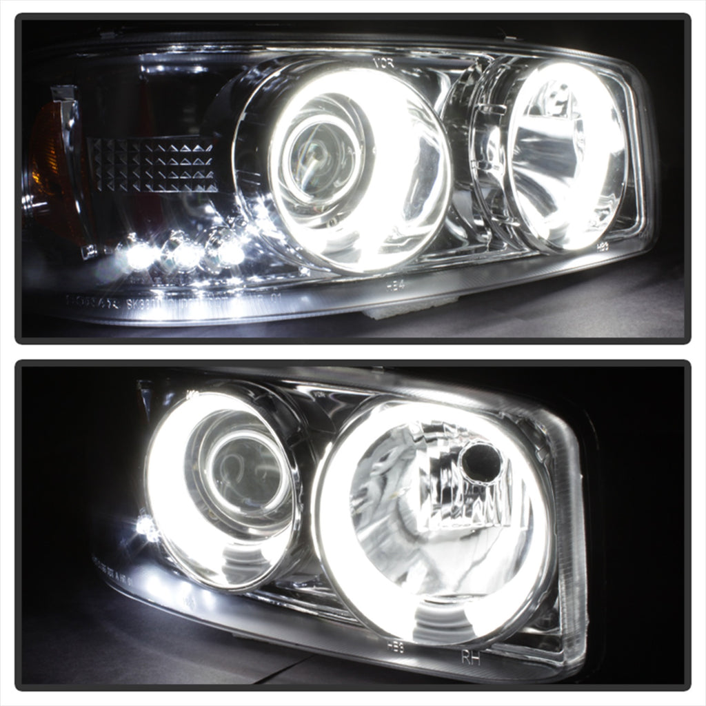 Spyder Auto 5030016 CCFL Halo LED Projector Headlights