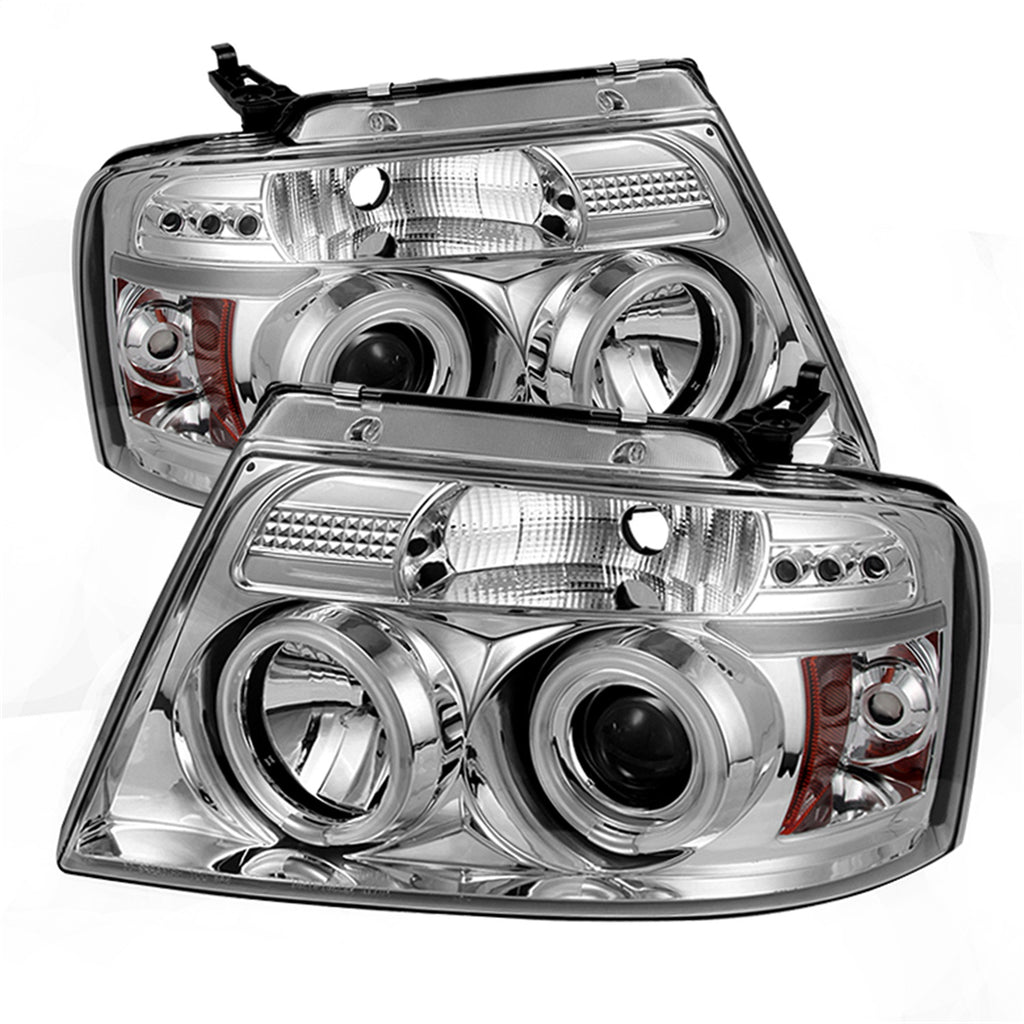 Spyder Auto 5030092 CCFL Halo LED Projector Headlights Fits 04-08 F-150