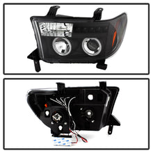 Load image into Gallery viewer, Spyder Auto 5030306 CCFL Halo LED Projector Headlights Fits 07-13 Sequoia Tundra