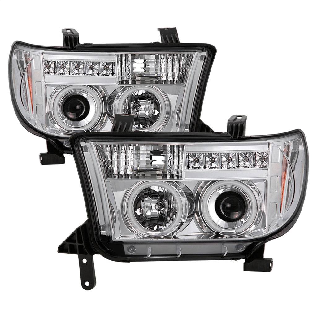 Spyder Auto 5030313 CCFL Halo LED Projector Headlights Fits 07-13 Sequoia Tundra