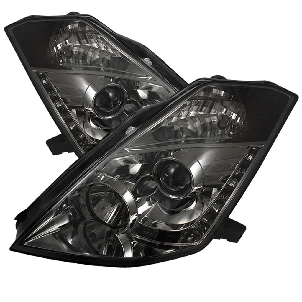 Spyder Auto 5032232 DRL LED Projector Headlights Fits 03-05 350Z