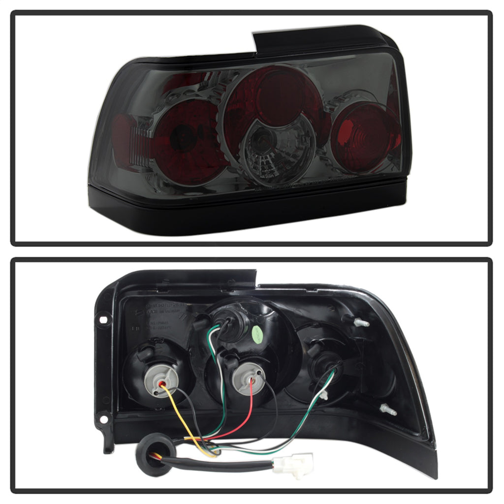 Spyder Auto 5033680 Euro Style Tail Lights Fits 93-97 Corolla