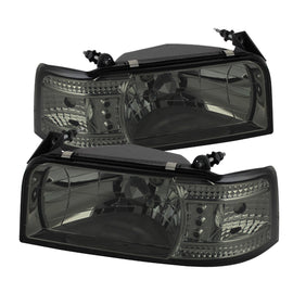 Spyder Auto 5033802 LED Crystal Headlights Fits 92-96 Bronco F-150