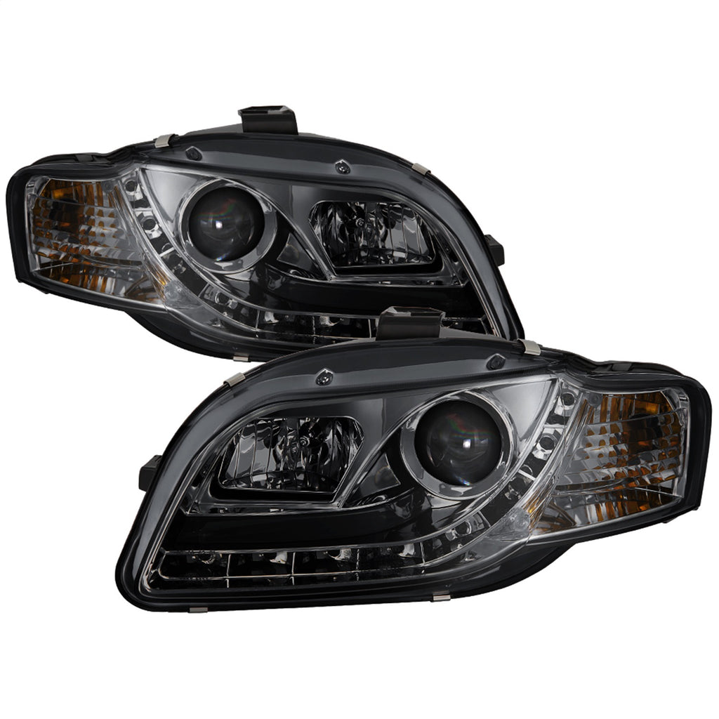 Spyder Auto 5033826 DRL LED Projector Headlights Fits 06-08 A4 A4 Quattro