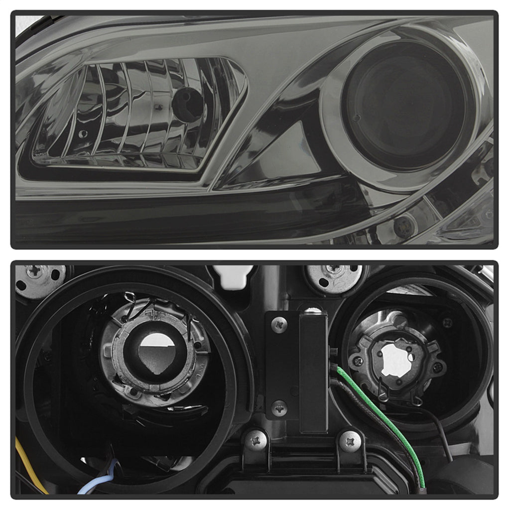 Spyder Auto 5033826 DRL LED Projector Headlights Fits 06-08 A4 A4 Quattro