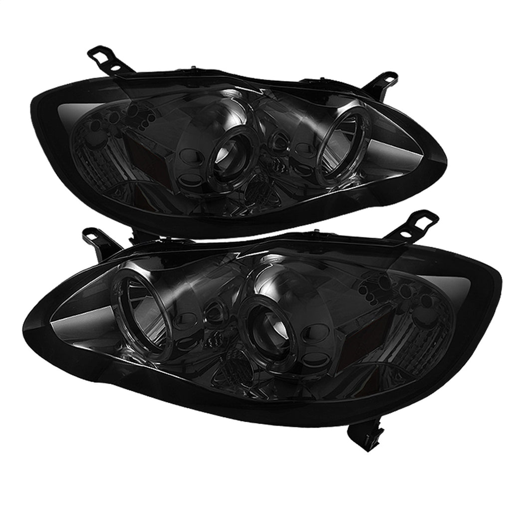 Spyder Auto 5034014 Halo LED Projector Headlights Fits 03-08 Corolla