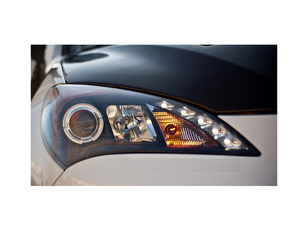 Spyder Auto 5034250 Halo DRL LED Projector Headlight Fits 10-12 Genesis