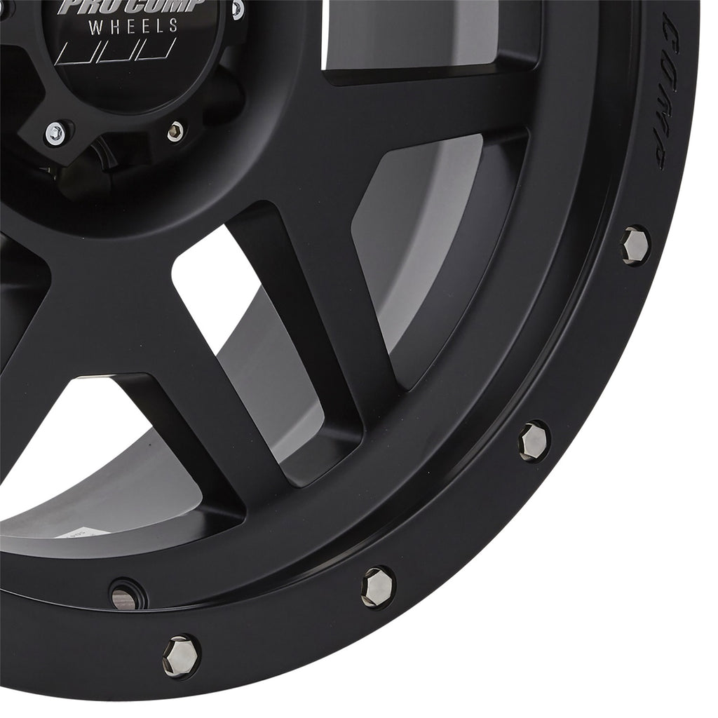 Pro Comp Wheels 5041-893655 Phaser Series 41 Satin Black Finish