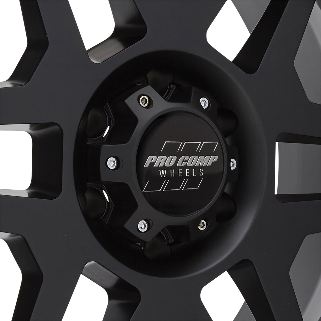 Pro Comp Wheels 5041-893655 Phaser Series 41 Satin Black Finish