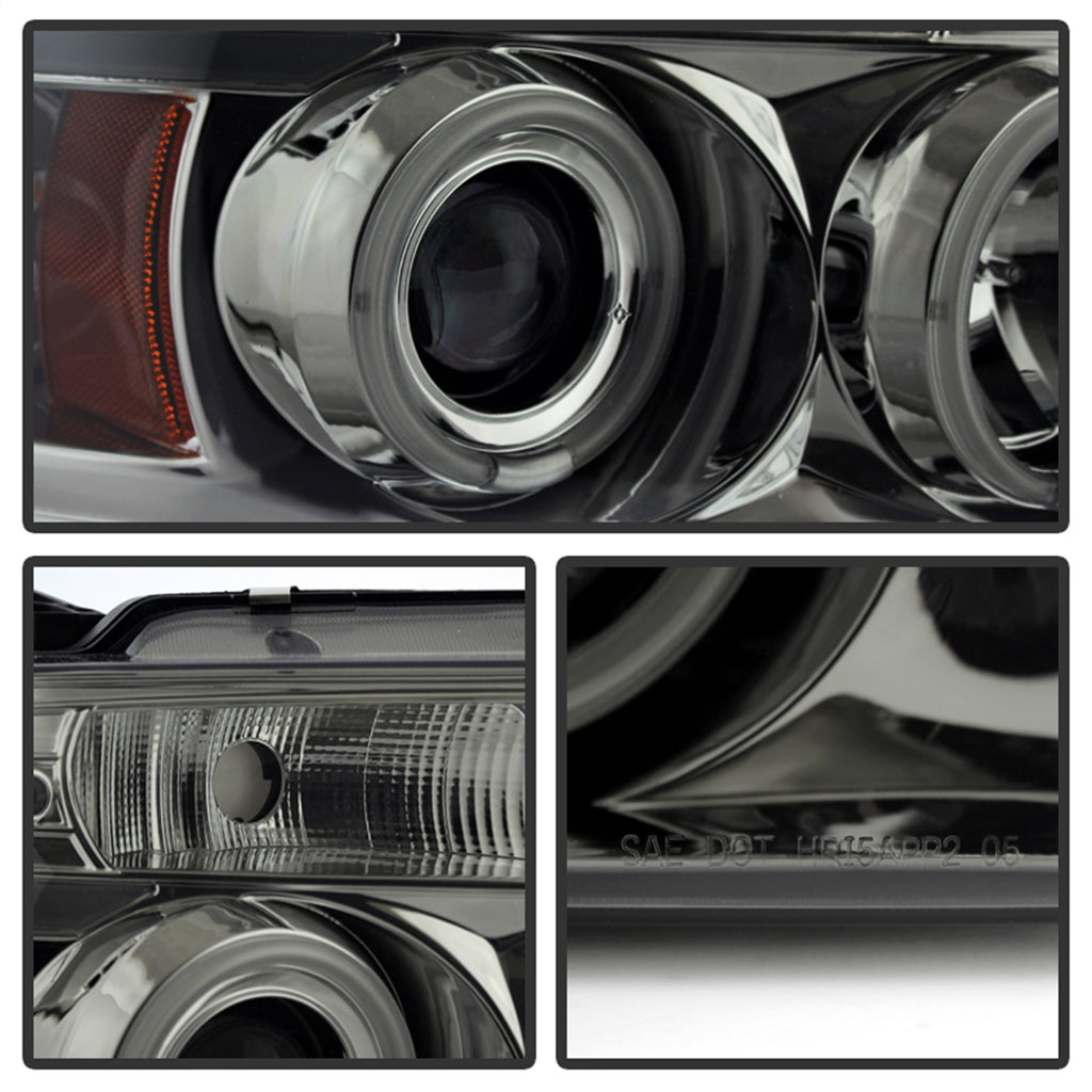 Spyder Auto 5042026 CCFL Halo LED Projector Headlights Fits 04-08 F-150